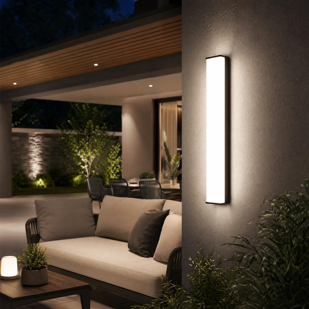 Outdoor LED Wall Sconce Exterior Long Linear Wall Lights for Home Garden Patio Garage