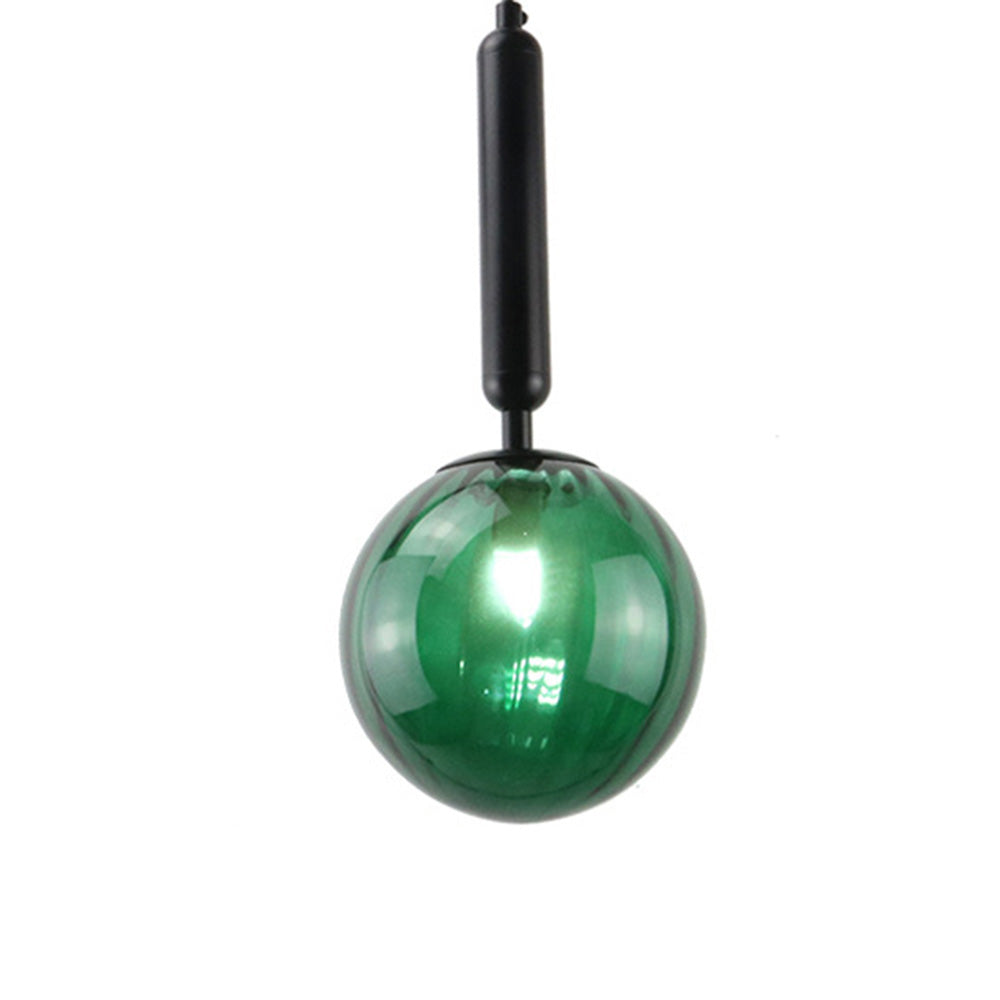 Colorful Glass Pendant Lights For Kitchen