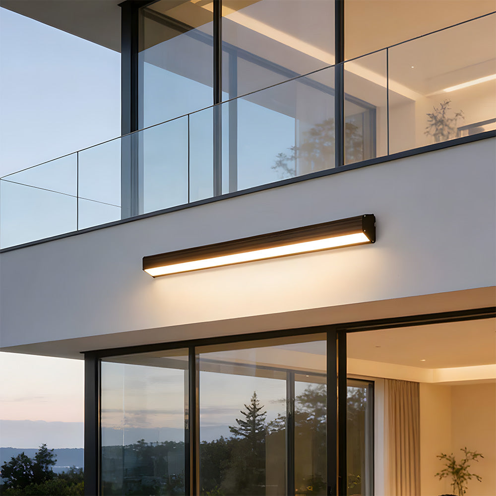 Modern IP65 Waterproof Outdoor LED Linear Wall Lamp