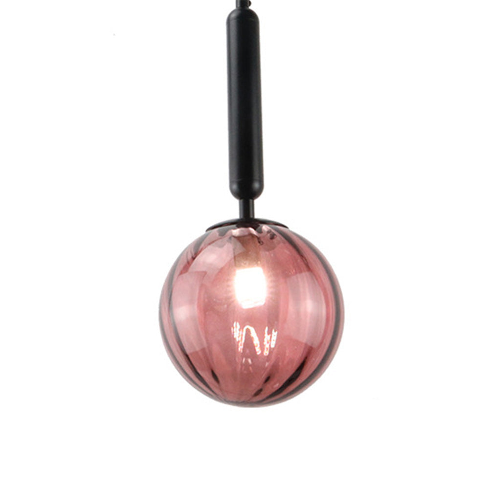Colorful Glass Pendant Lights For Kitchen