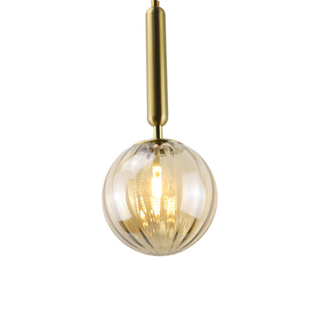 Colorful Glass Pendant Lights For Kitchen
