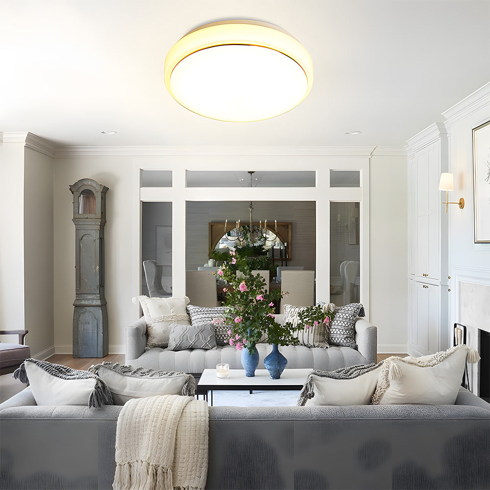 Sleek Round LED Ceiling Light for Modern Living Rooms