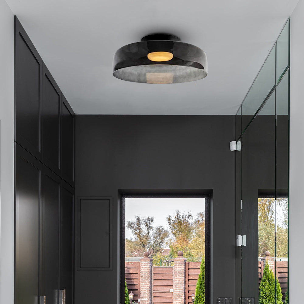 Nordic Medieval Simple Glass Ceiling Light