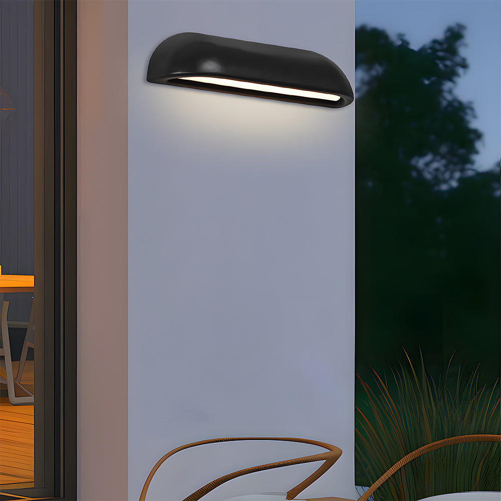 Nordic Simple Black LED Outdoor Wall Light