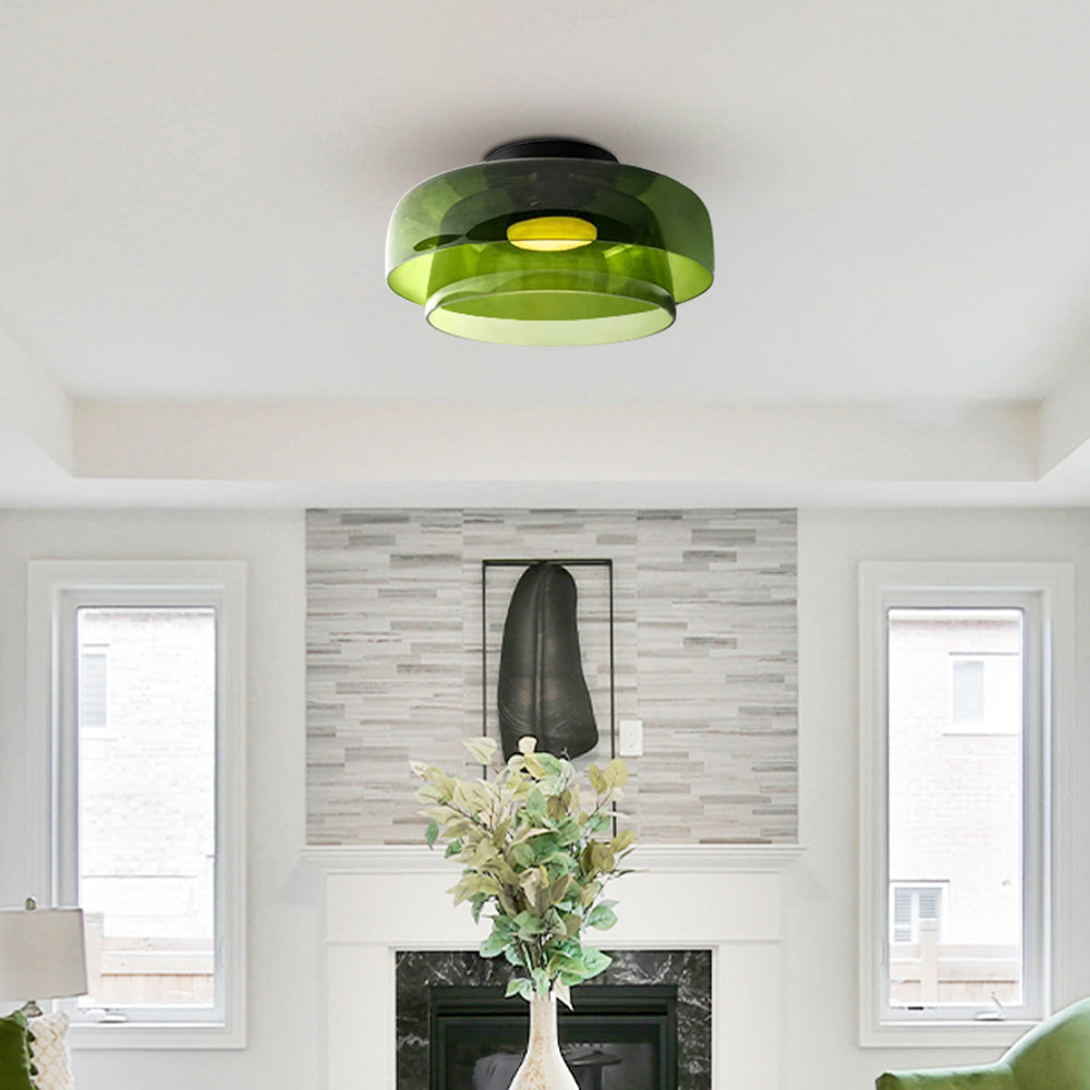 Nordic Medieval Simple Glass Ceiling Light