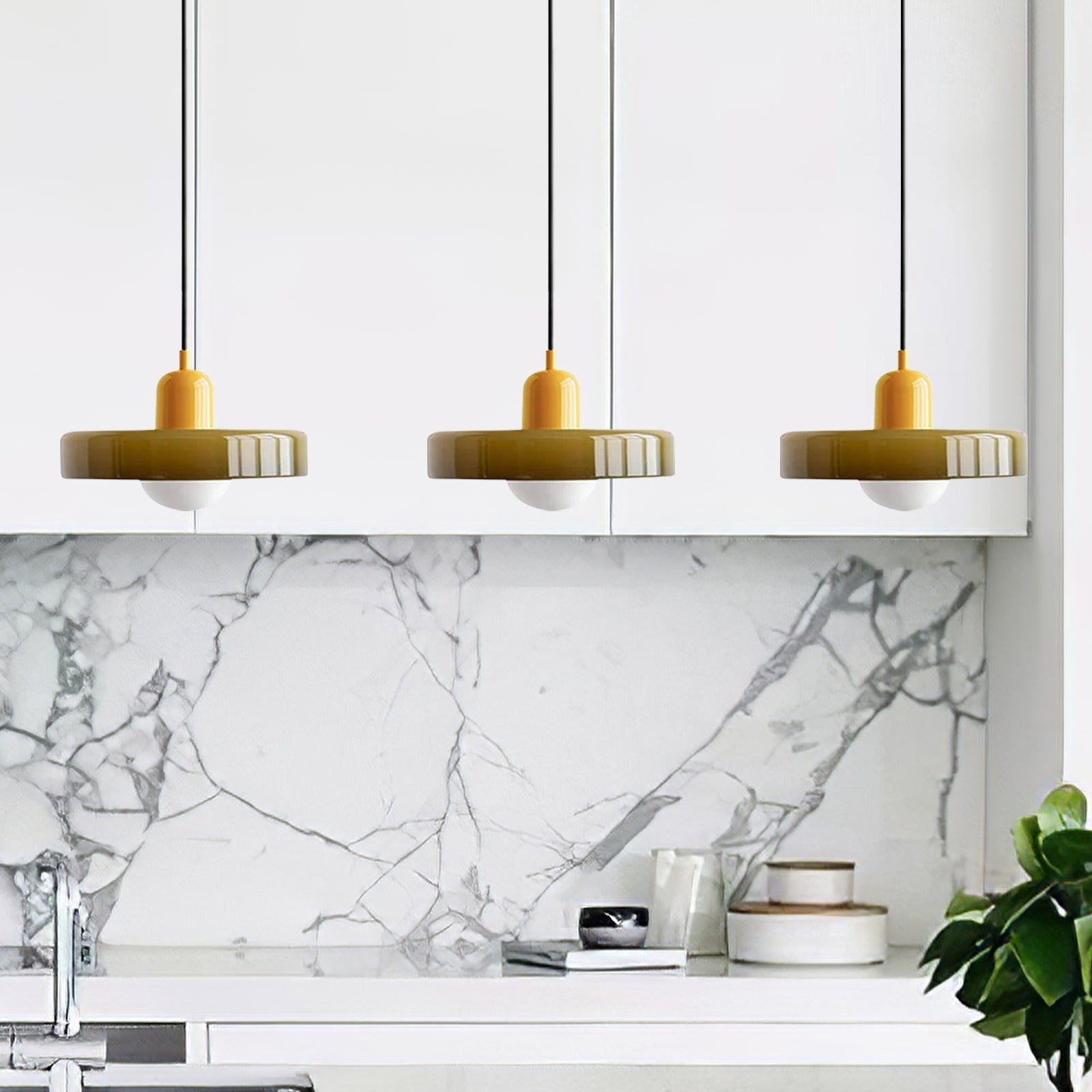 Modern Kitchen Glass Pendant Light