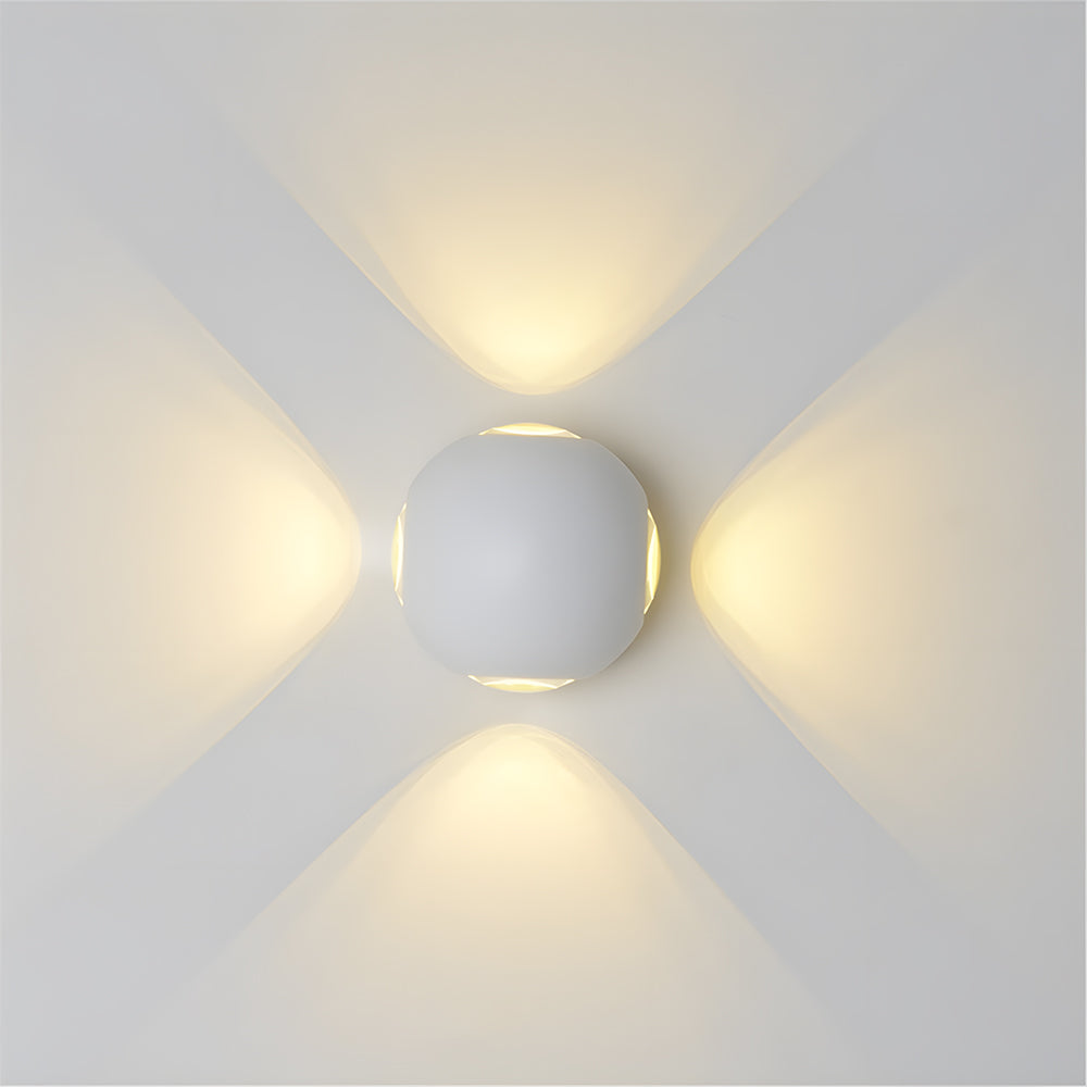 Outdoor Waterproof Exterior LED Wall Lights for Entryway Garage Patio in Warm White