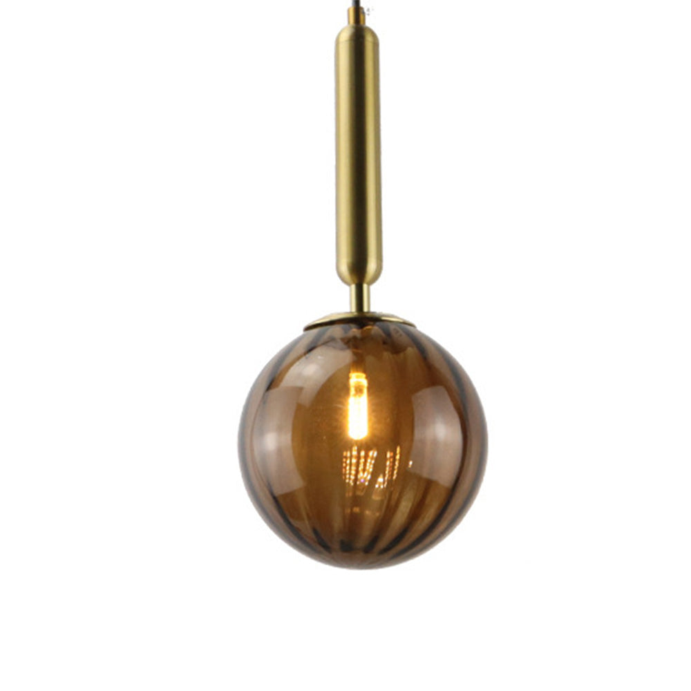 Colorful Glass Pendant Lights For Kitchen