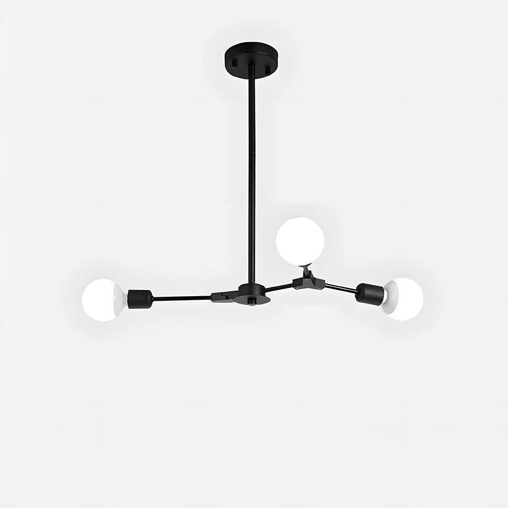 Elegant Iron Craft Living Room Flush Mount Ceiling Light