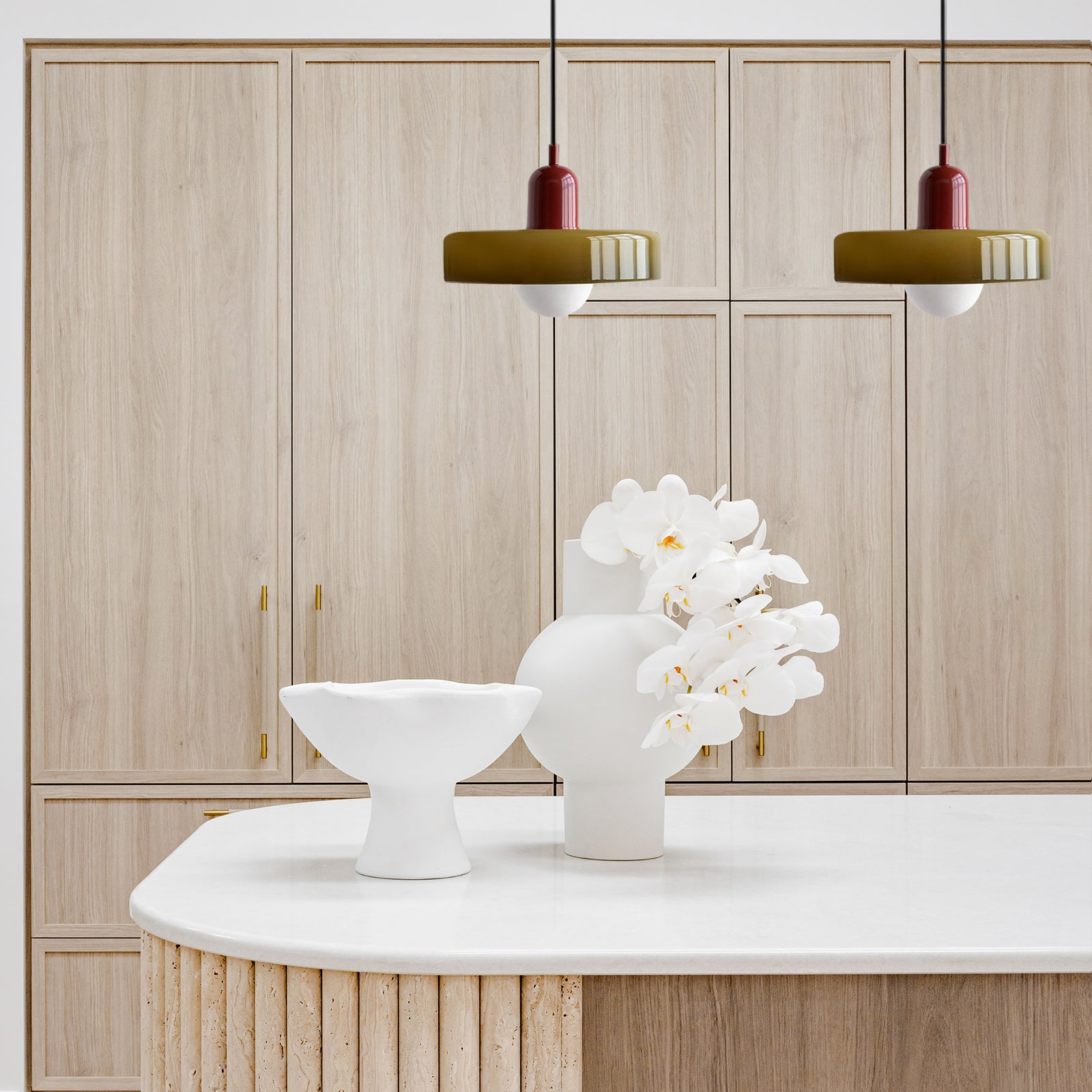Modern Kitchen Glass Pendant Light