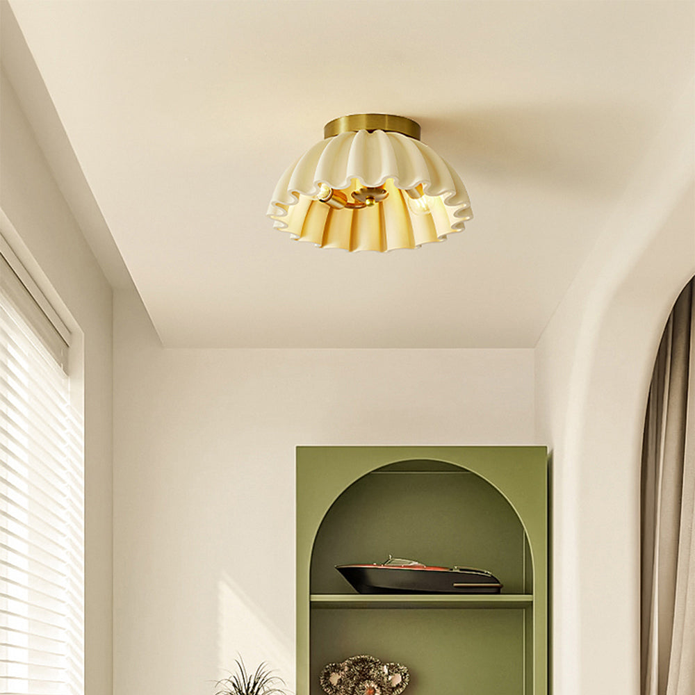 Nordic modern Resin Entrance Ceiling Light