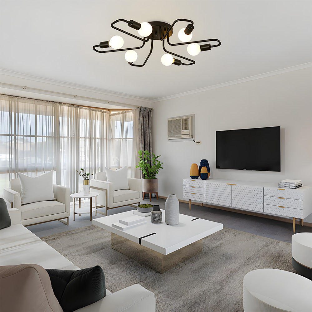 Modern Iron Bedroom Ceiling Light