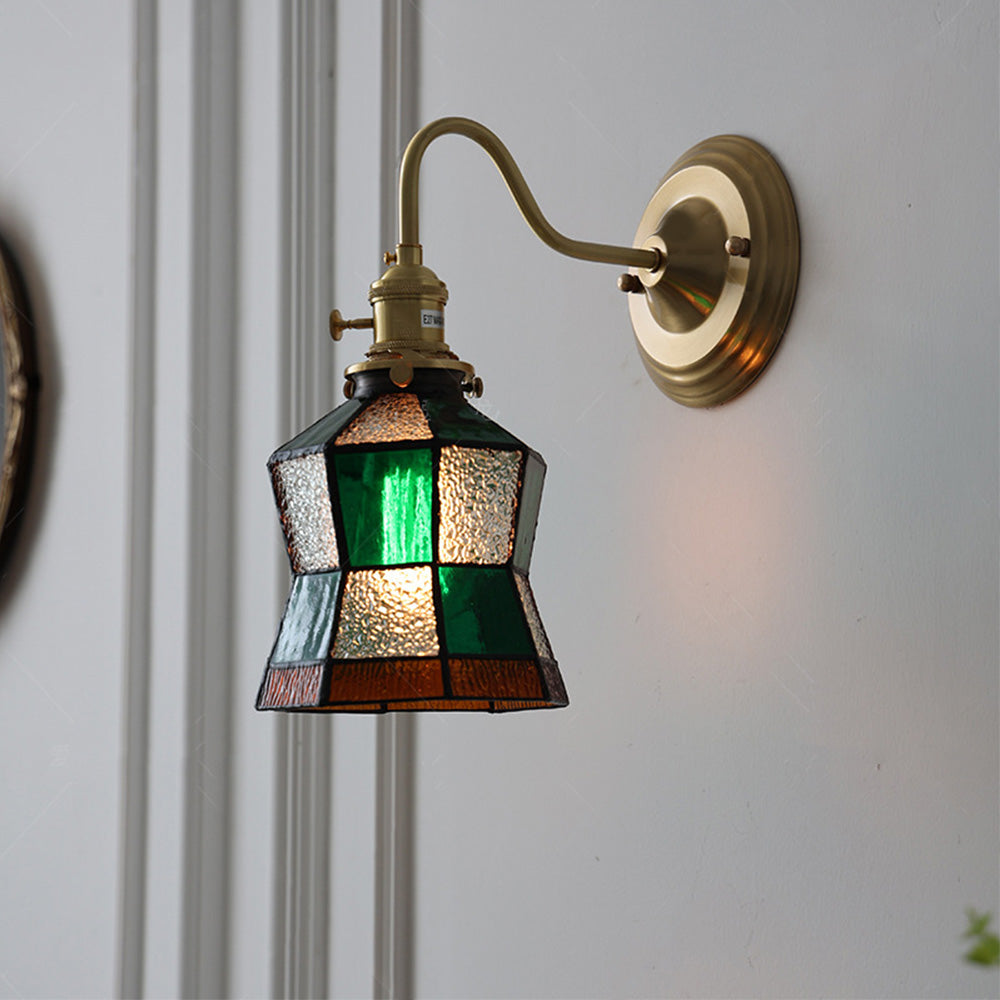 Vintage Glass Wall Sconce Light For Living Room