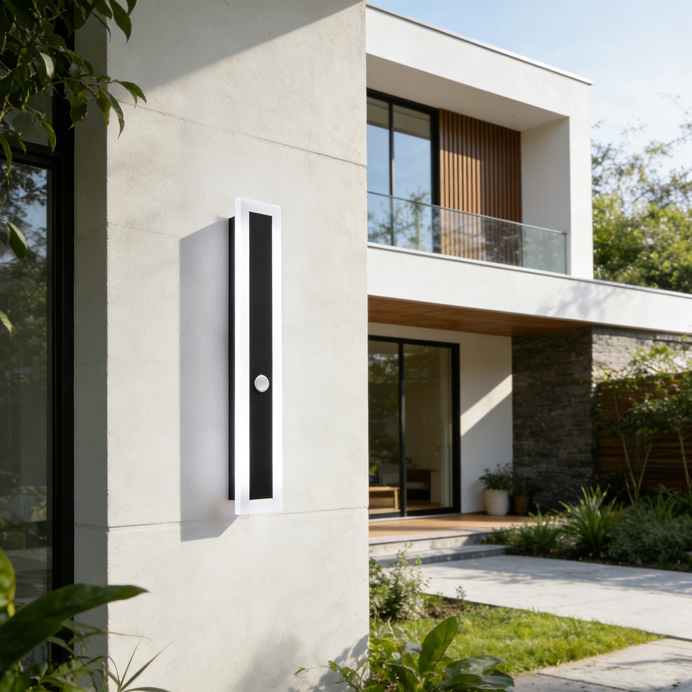 Outdoor Sensor Wall Light, IP65 Garden Wall Lamp