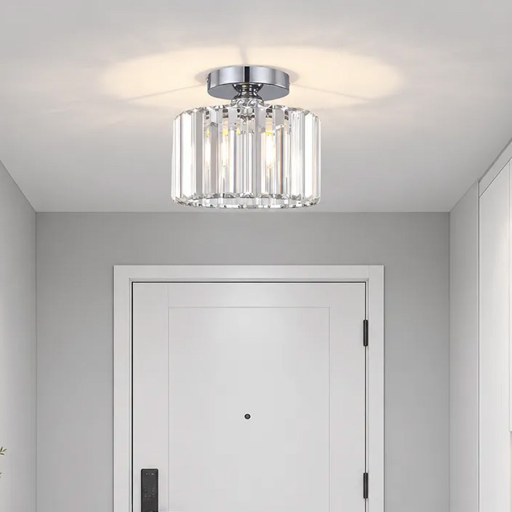Luna Crystal Drum Ceiling Light