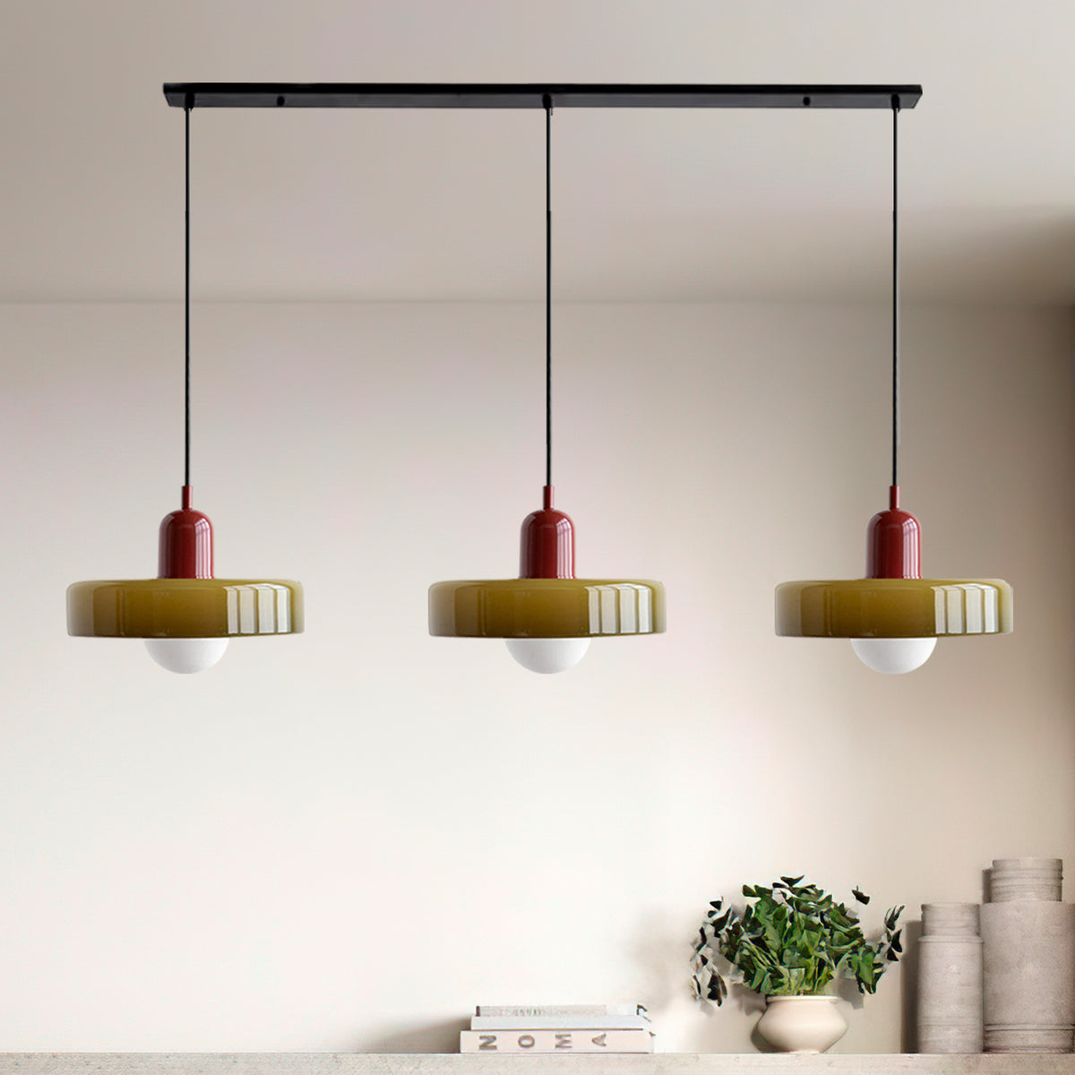 Modern Kitchen Glass Pendant Light