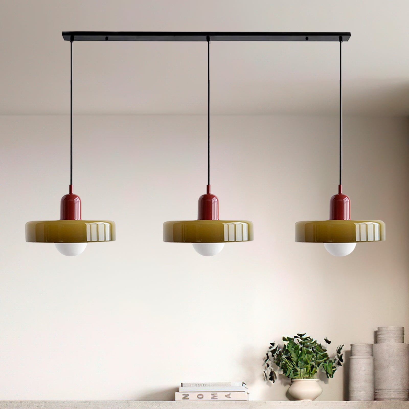 Modern Kitchen Glass Pendant Light