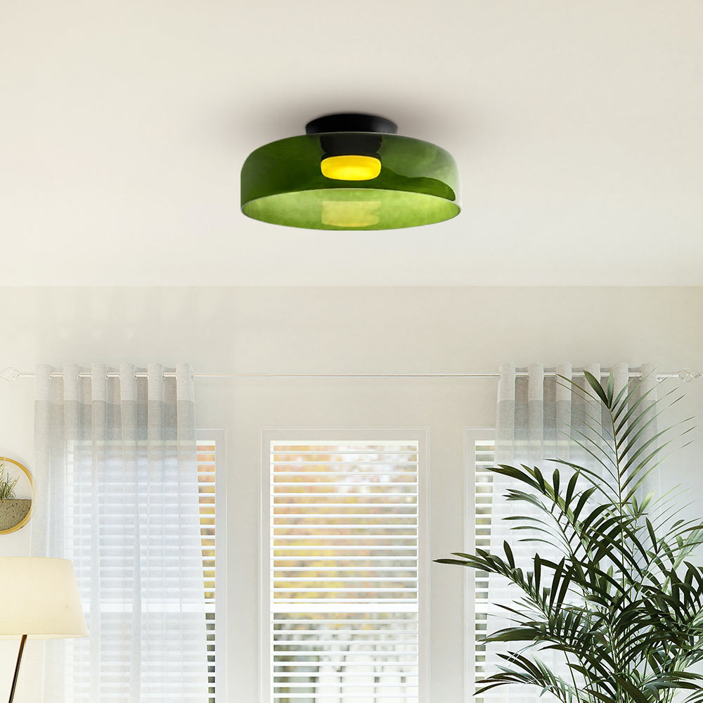 Nordic Medieval Simple Glass Ceiling Light