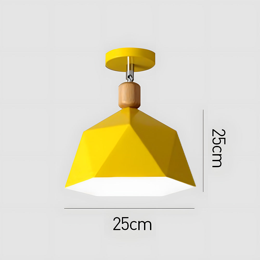 Elegant Simple Macaron Metal Hallway Ceiling Lamp