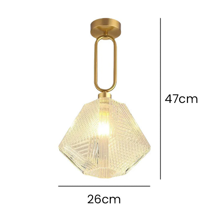 Modern Minimalist Crystal Bedroom Ceiling Lights