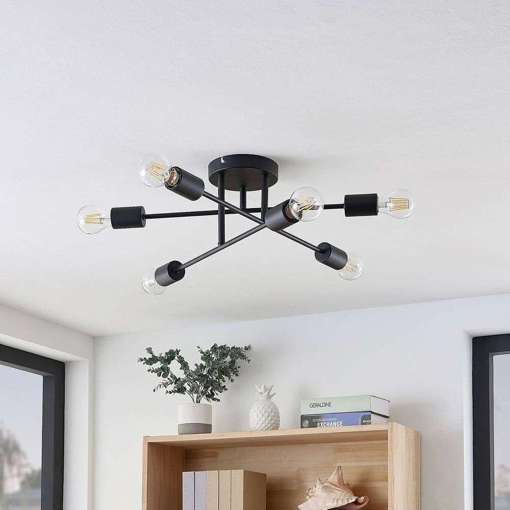Industrial Iron Living Room Ceiling Lights