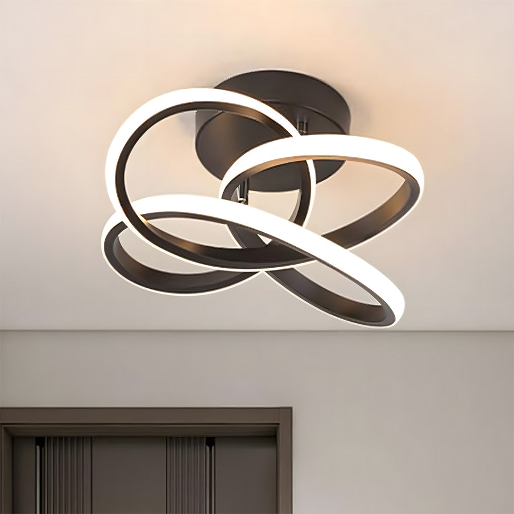 Modern LED Semi Flush Ceiling Lights for Hallway, Living Room, Bedroom