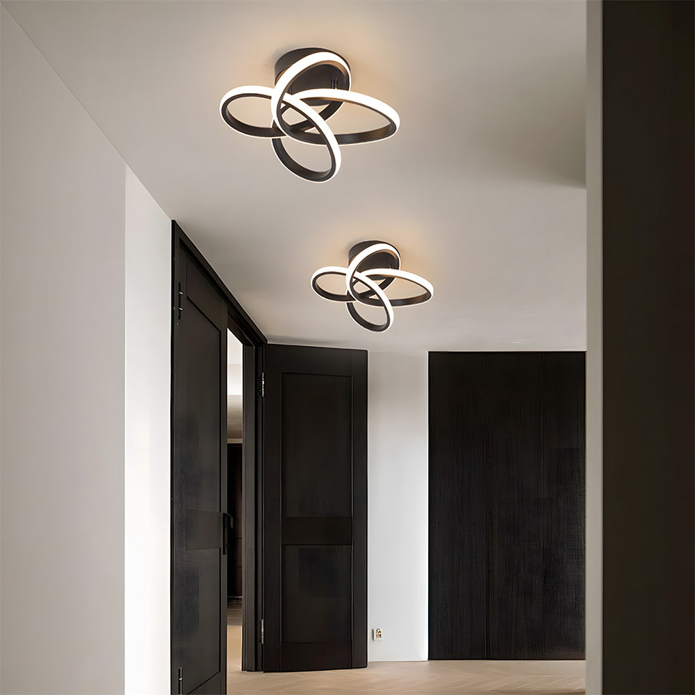 Modern LED Semi Flush Ceiling Lights for Hallway, Living Room, Bedroom