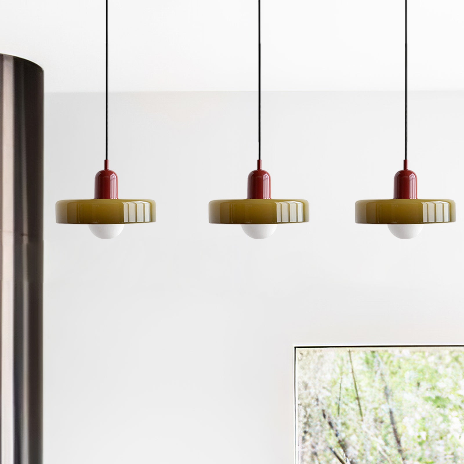 Modern Kitchen Glass Pendant Light