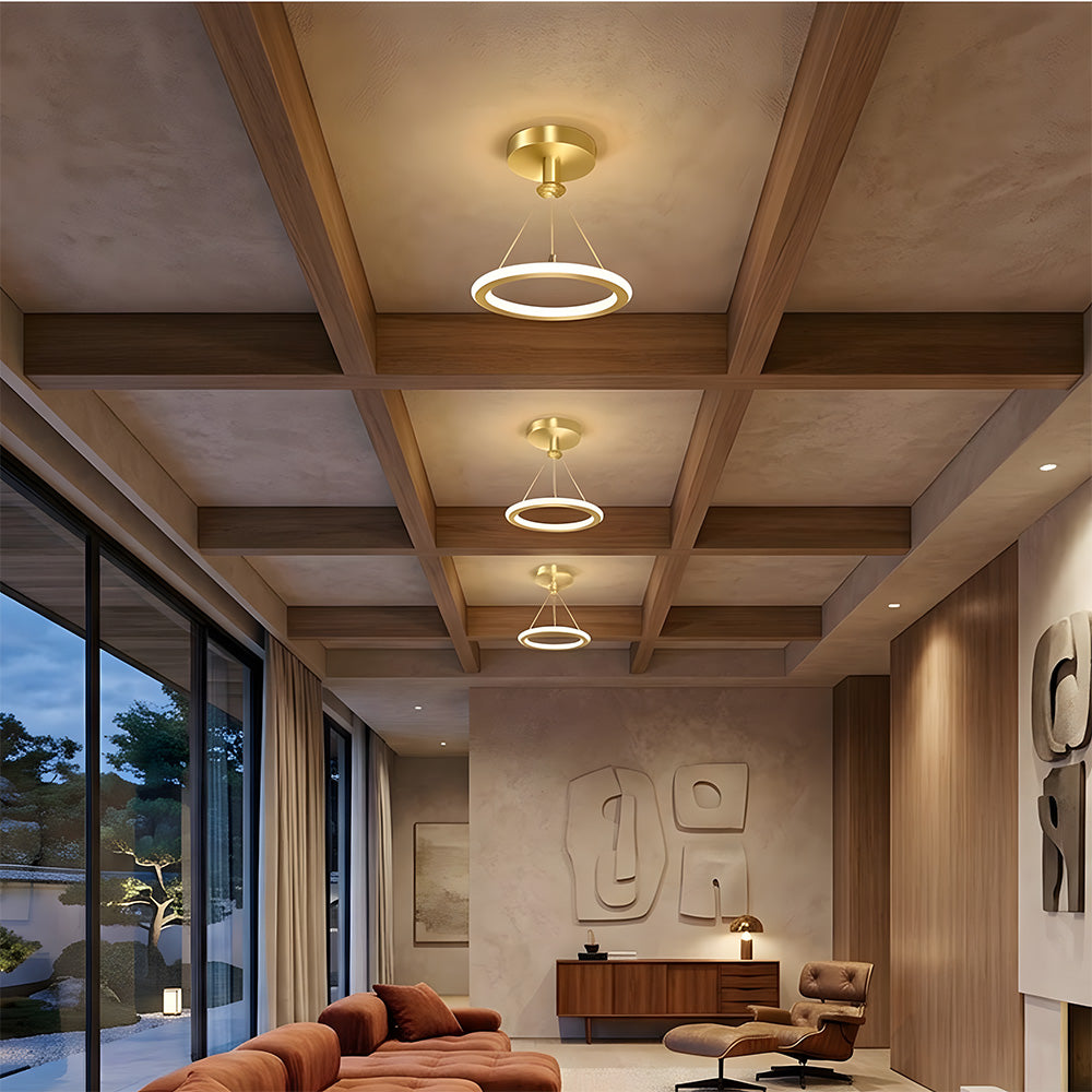 Contemporary LED Flush Mount Acrylic Ceiling Lights for Bedroom