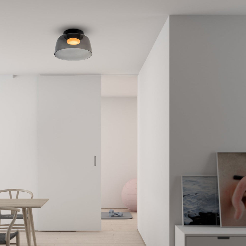 Nordic Medieval Simple Glass Ceiling Light