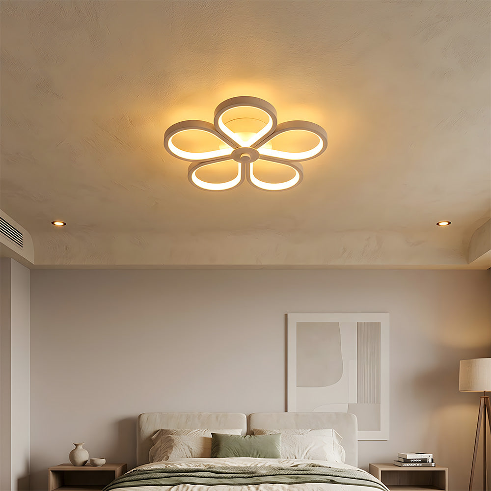 Modern Geometric LED Flush Ceiling Lights for Living Room Bedroom