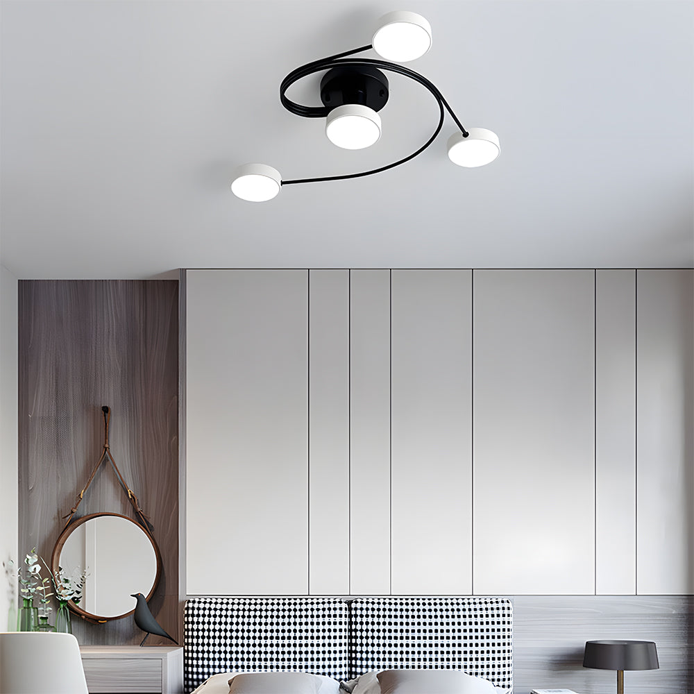Modern Flush Mount Chandelier Nordic Ceiling Light Fixture