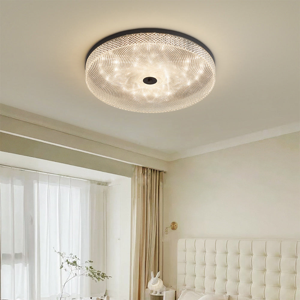 Light Luxury Crystal Copper Ceiling Lamp