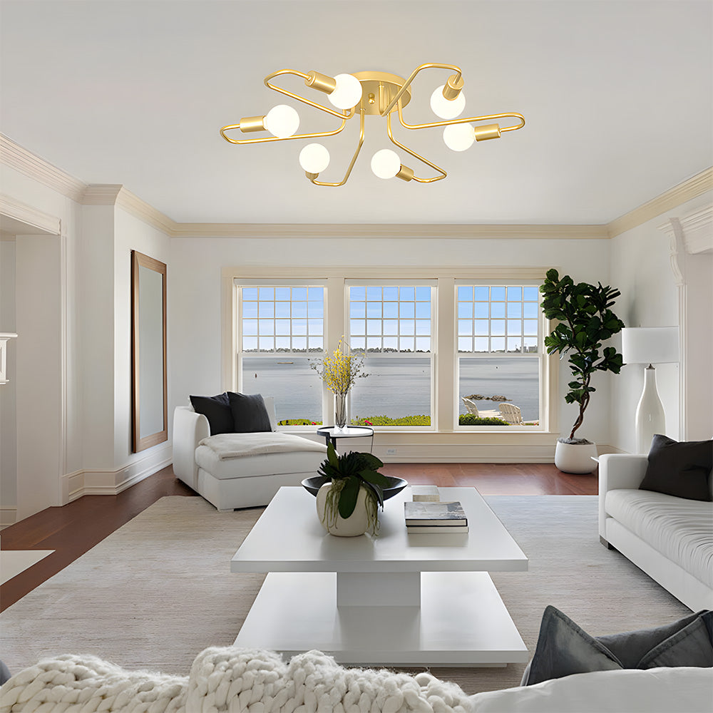 Modern Iron Bedroom Ceiling Light