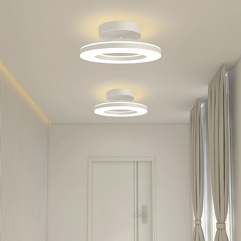 Contemporary Acrylic Round Hallway LED Ceiling Light