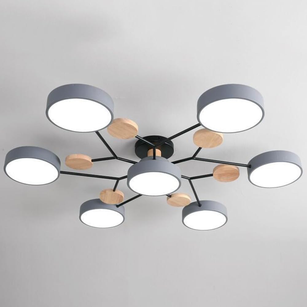 Art Deco Chandelier, Modern Flush Mount Chandelier Ceiling Light