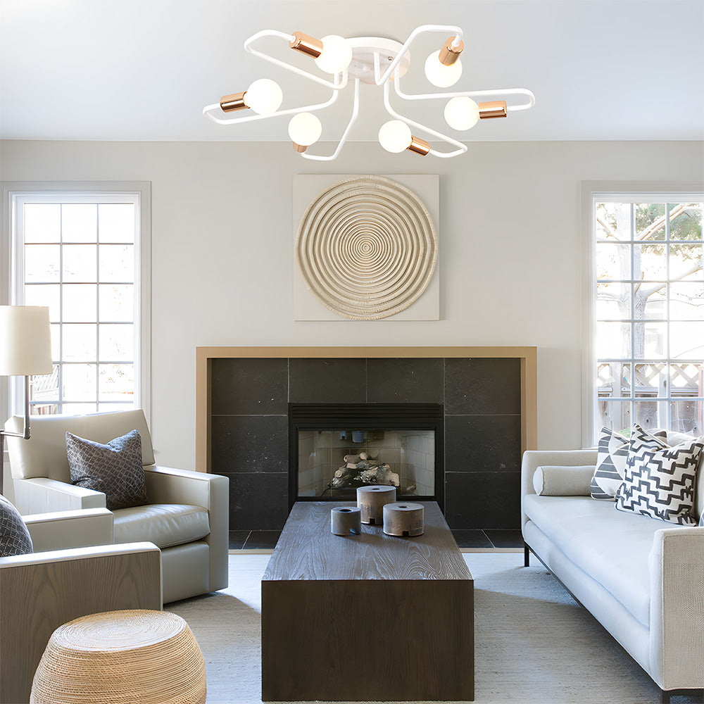 Modern Iron Bedroom Ceiling Light