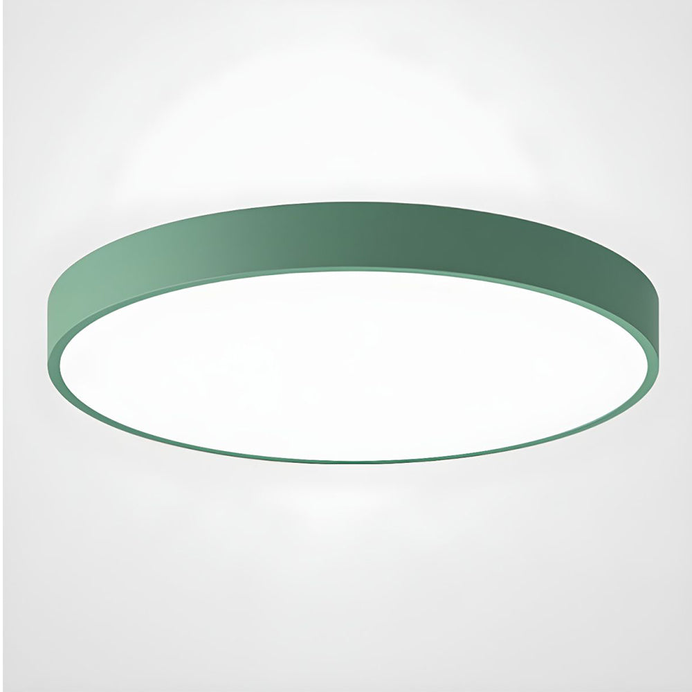 Set of 2 Circular LED Bedroom Low Ceiling Light
