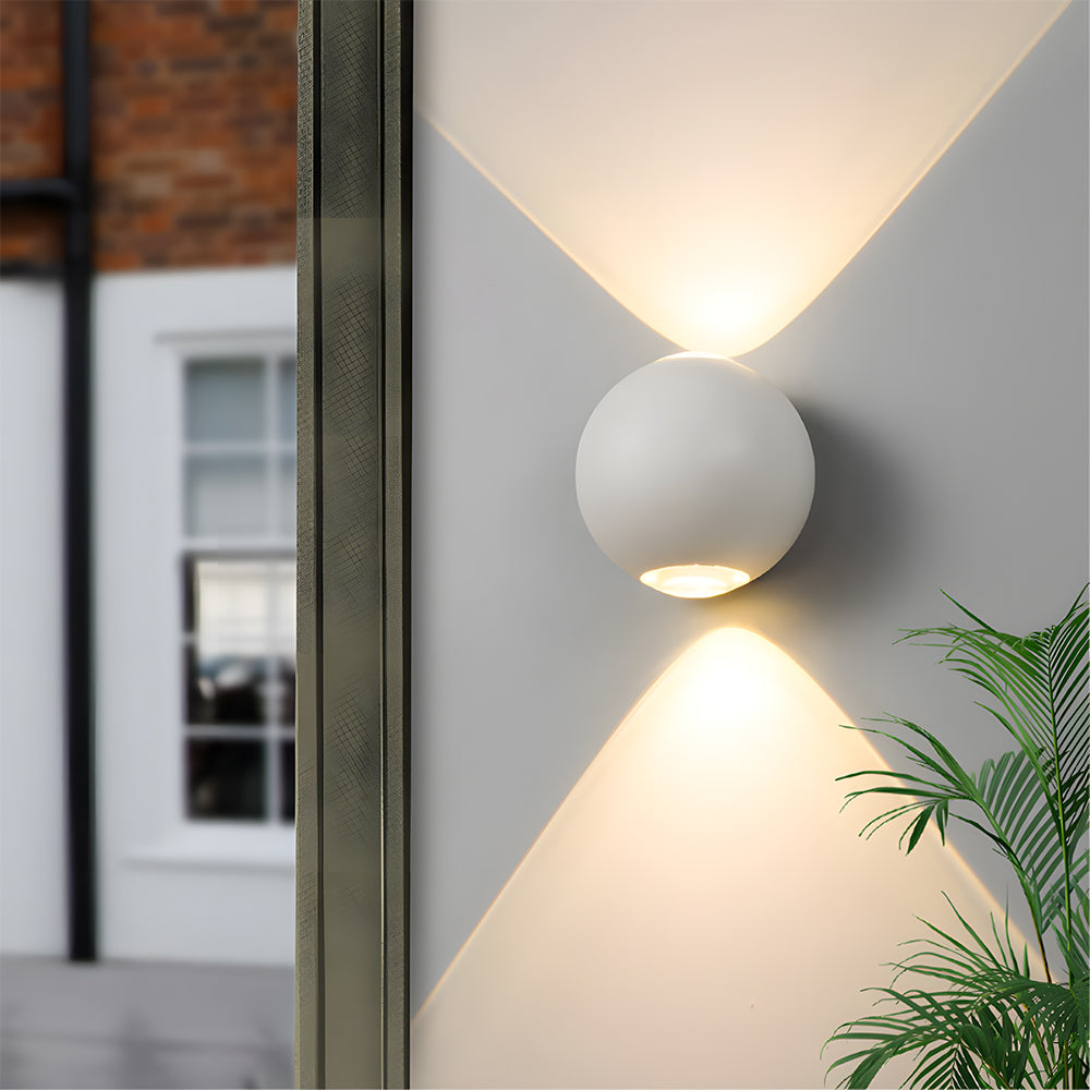 Outdoor Waterproof Exterior LED Wall Lights for Entryway Garage Patio in Warm White