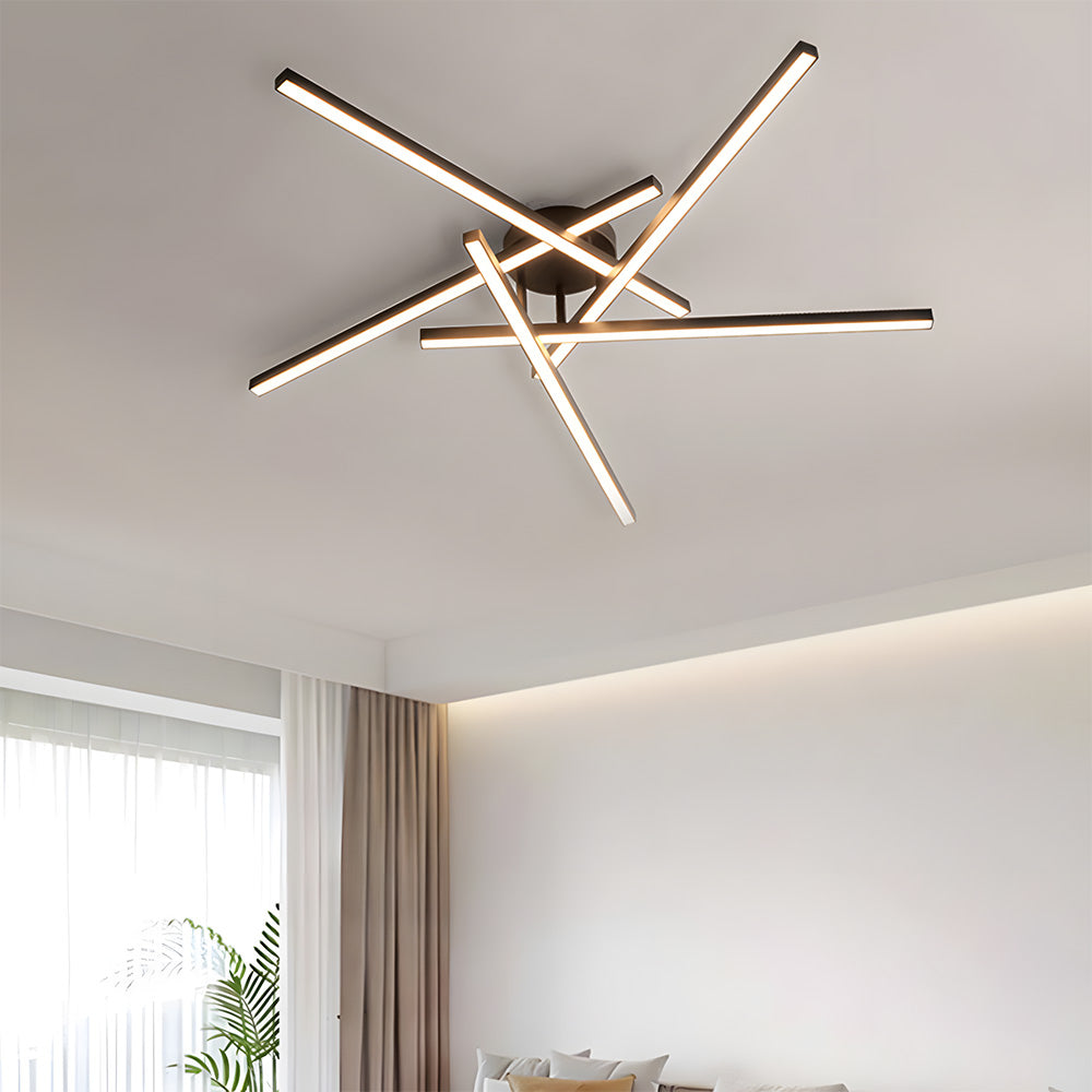 Modern Contemporary Abstract LED Ceiling Lights for Living Room Bedroom
