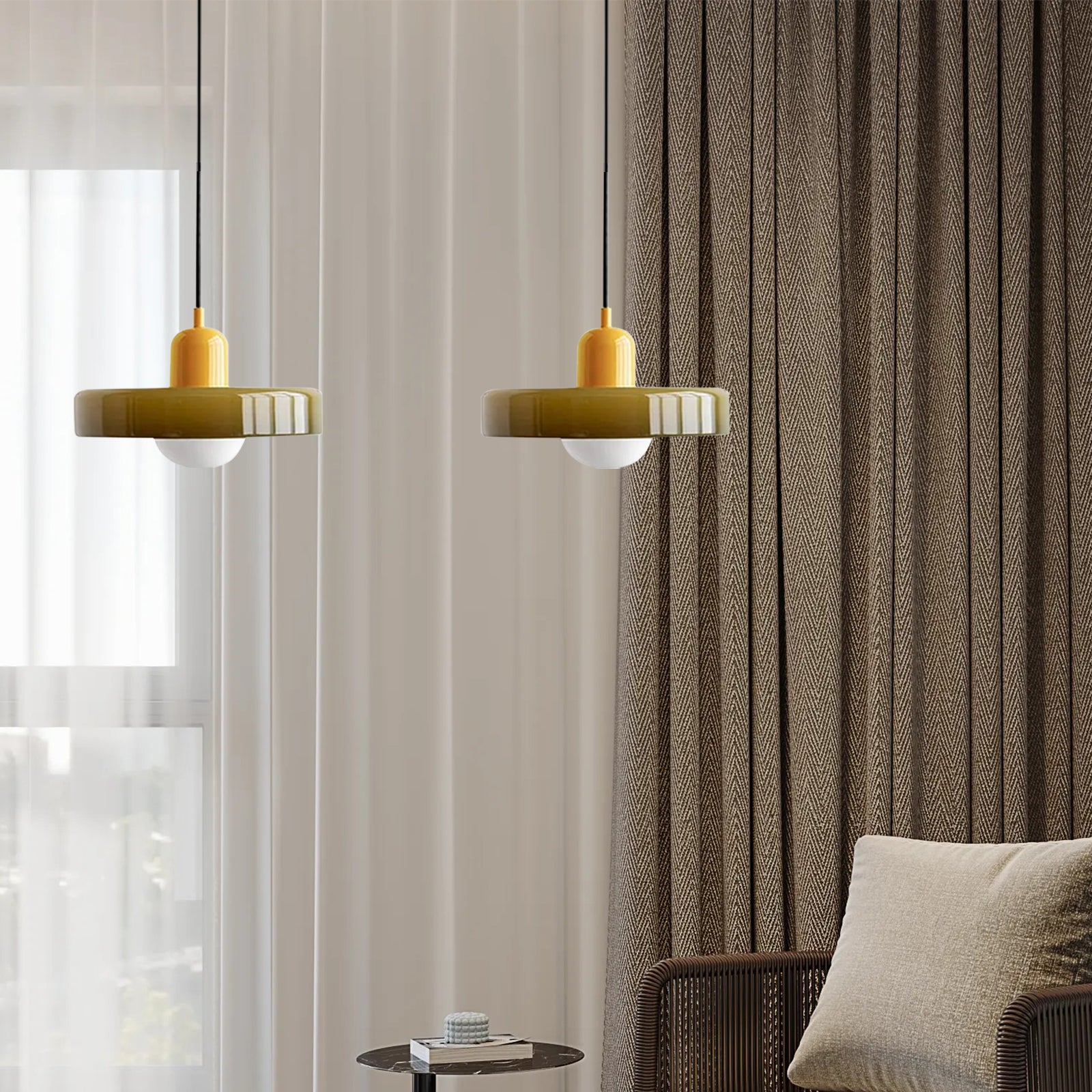 Modern Kitchen Glass Pendant Light
