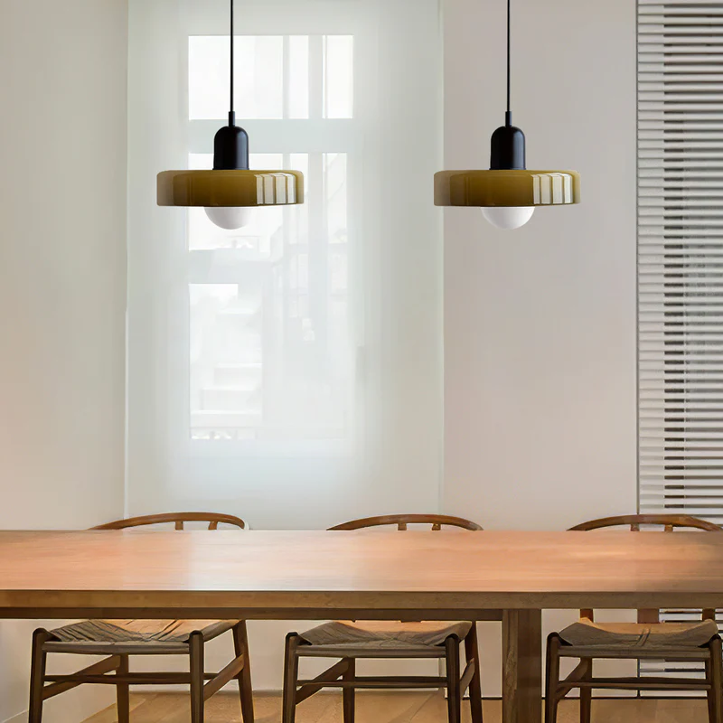 Bauhaus Modern Art Decor Colorful Glass Ceiling Pendant Light