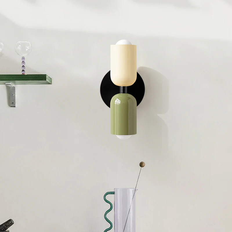 Modern Short Double Head Vintage Utility Room Wall Light