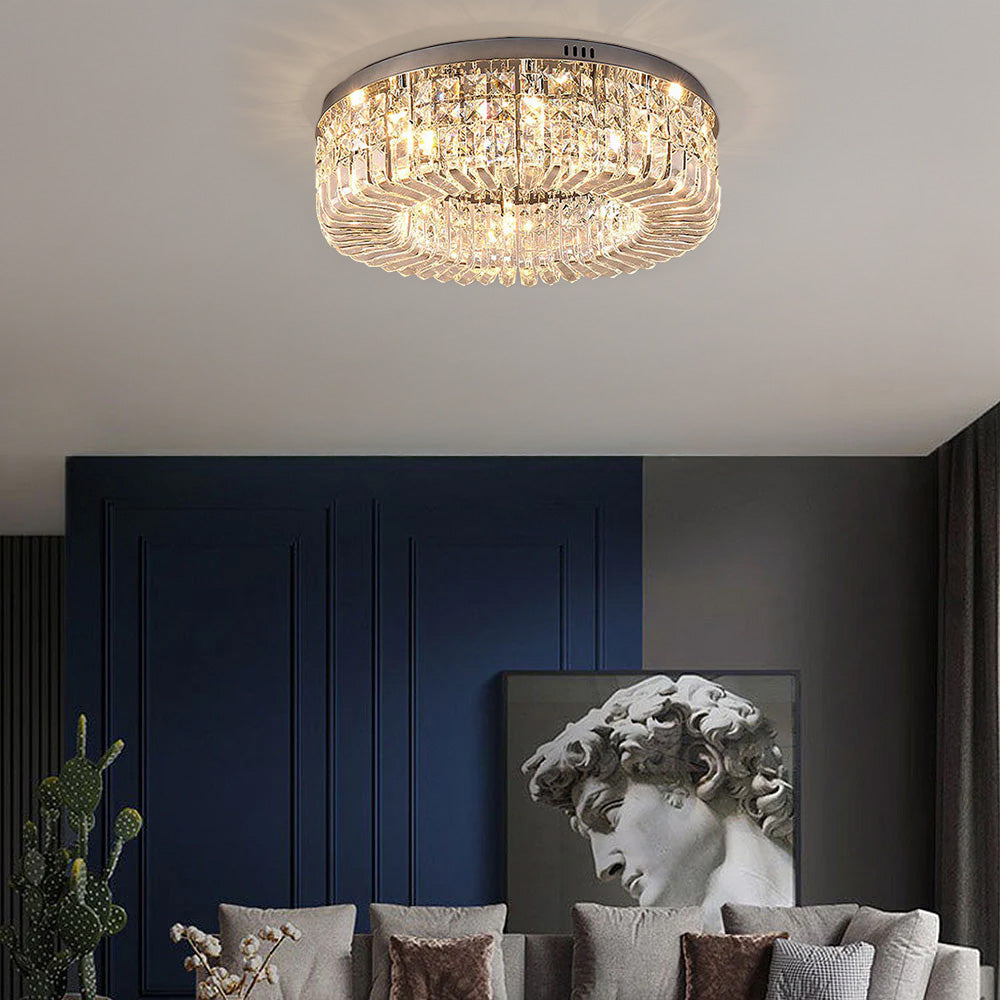 Modern Luxury Crystal Ceiling Light for Bedroom Kitchen Dining Room Living Room