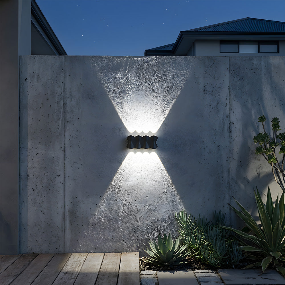 Modern Outdoor LED Up and Down Wall Lights for Garage Patio
