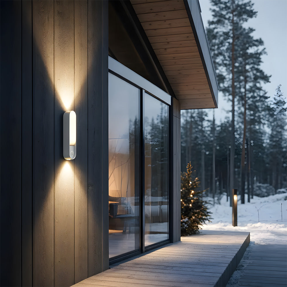 Up and Down Motion Sensor Aluminium Outdoor Wall Lights for Doorways