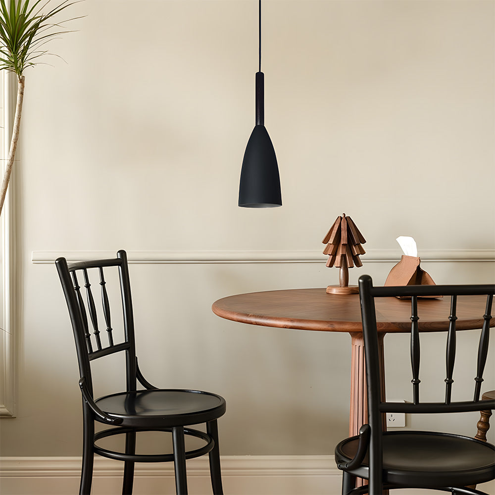 Nordic Creative Small Goblet Metal Bedroom Pendant Light