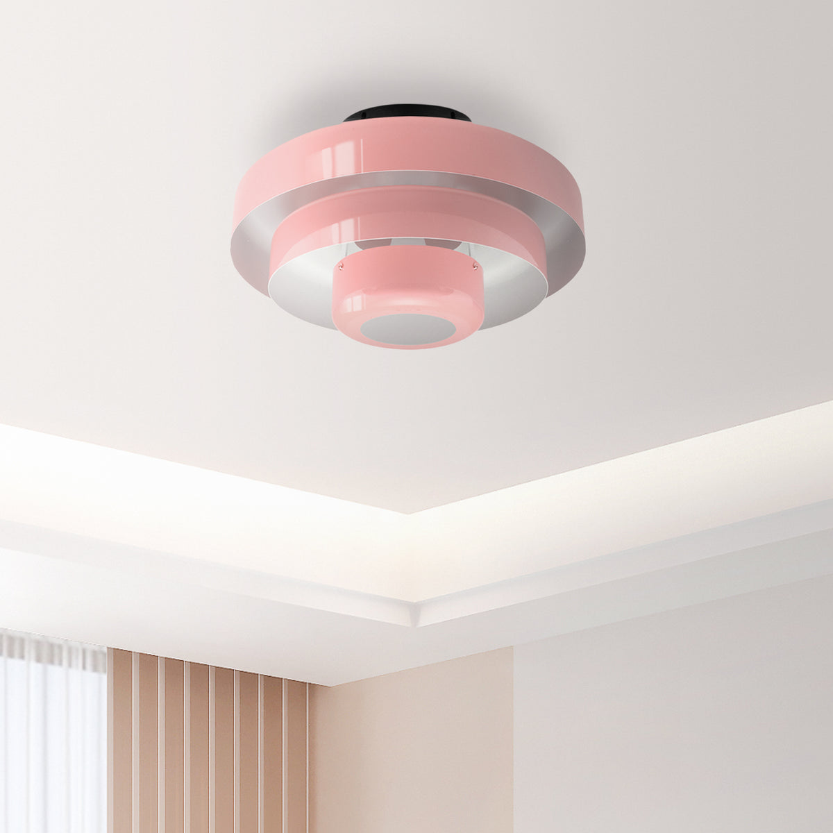 Mid-Century Iron Ceiling Lights