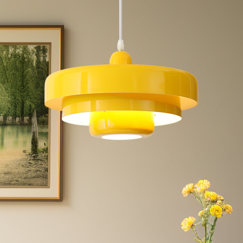 Minimalism Mid-century Bauhaus Iron Conservatory Pendant Light