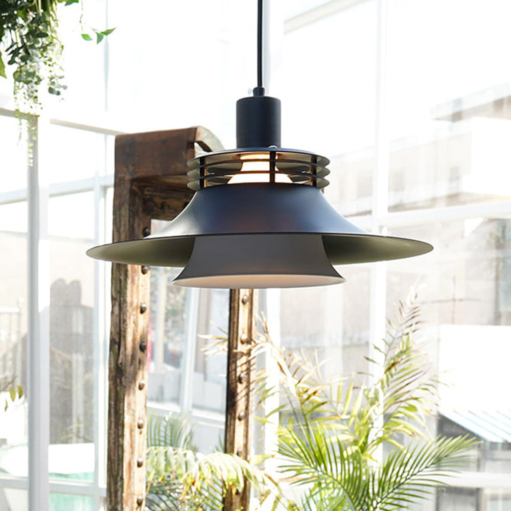 Modern Black Aluminum Art Pendant Light